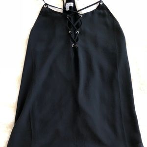 Naked Zebra Lace Up Tank